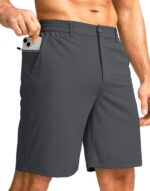 G Gradual Men's Casual Shorts 9" Lightweight Golf Shorts for Men Stretch with 3 Pockets Quick Dry Breathable Work Shorts - Image 2