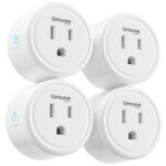 GHome Smart 5G 15A Smart Plug Work with Alexa and Google Home, WiFi Smart Plugs Smart Home WiFi Outlet with Remote Control & Timer, 5GHz and 2.4GHz Wi-Fi Compatible, ETL FCC Listed, White, 4 Pack - Image 2
