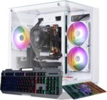 Gaming PC Desktop Computer,Core i7 Desktop,Operating at A Frequency of 3.4-3.9 GHz,RX550 4GB GDDR5 Graphics Card,16GB RAM, 1TB NVME SSD,WiFi 5.0,RGB Fan x4 - Image 2