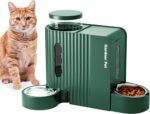Gardner Pet Automatic Gravity Cat Food Feeder and Water Dispenser Stainless Steel Two-in-One Set Large Capacity Dispenser for Pets Dogs, Puppies, Kittens - Image 2