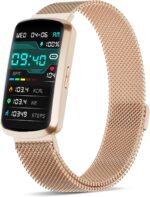 Health Fitness Tracker, Smart Watch with 24/7 Heart Rate and Blood Pressure Monitor, Activity Tracker with Blood Oxygen, 120 Sport Mode Waterproof Sleep Tracker for Women Men - Image 2