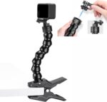 Jaws Flex Clamp Gooseneck Mount for GoPro Golf Record Magnetic Quick Release Flexible Clamp Mount Compatible with GoPro DJI Action Cameras - Image 2