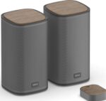 KEiiD Bluetooth Computer Speakers with Wireless Touch Control Pod for PC Laptop/Desktop Wireless Stereo Gaming Speakers, 4 EQ Modes, Aesthetic Style, 2024 New Model - Image 2