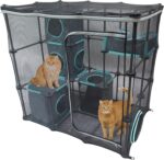 Kitty City Outdoor Catio Furniture and Play Kits for Cats, Outdoor Mega Kit - Image 2