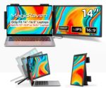 Laptop Screen Extender, 14" 1080P IPS Portable Monitor Travel Monitor for 14-16.5" Laptops with USB-C/HDMI Port, Plug and Play Attachment Screen for Windows/Mac/Android/Switch/PS5/Xbox - Image 2