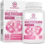 Liposomal Multivitamin for Women 1400MG - Womens Daily Multi Vitamins Supplements with Iron, Vitamin A, C, D, E and B Complex for Immune Health, Hair & Skin Support for Women 18+，60 Vegan Capsules - Image 2