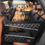 MIXJOY Dog Car Seat for Large Medium Dogs, Back Seat Extender for Pets, Waterproof Pet Carseat for Medium Sized Dog, Hammock for Pet, with Storage Pocket for Cars/SUV/Truck(L) - Image 2
