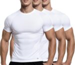 MagnaMan Men's Compression Shirts 3 - Pack: Moisture - Wicking Athletic Baselayer Tops - Image 2
