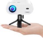 Mini Projector, VISSPL Full HD 1080P Video Projector, Portable Outdoor Projector with Tripod, Kids Gift, Home Theater Movie Phone Projector Compatible with Android/iOS/Windows/TV Stick/HDMI/USB - Image 2
