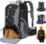 NUBILY 50L Hiking Backpack Waterproof Camping Backpack for Men Women Lightweight HIking Daypack Outdoor Travel Daypack - Image 2