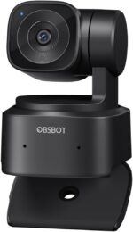 OBSBOT Tiny SE 1080P 100FPS Webcam for PC, AI Tracking PTZ Streaming Camera with 1/2.8" Sensor, Gesture Control, Dual ISO, Staggered HDR, Web Camera for Desktop Computer, Laptop, Meeting, Video Calls - Image 2