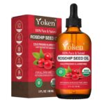 Organic Rosehip Seed Oil for Face,100% USDA Pure Rosehip Oils for Skin,Scars,Hair & Nails.2 fl Oz Cold Pressed Rose HIPS Oils for Skin Care, Anti-Aging, Scar Treatment, GUA SHA Massage Carrier Oil - Image 2