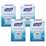 PURELL Cottony Soft Hand Sanitizing Wipes, Clean Scent, 24 Individually Wrapped Wipes (Pack of 4 Boxes) – 9029-04-CMR - Image 2
