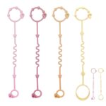 RTMOK Toy Straps for Baby,Silicone Setpacifier Clip,Applies to Car Seat Toy,Teether Toy,High Chair,Stroller Accessories,Baby Toy Clips,Cribs,Rocking Chair ﻿ - Image 2