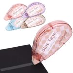 Scrapbook Tape, 4 Pack Double Sided Tape Roller for Crafts, Adhesive Glue Runner Scrapbooking Supplies Journaling School Office Teacher Supplies for Kids and Adults, 0.3IN x 26FT - Image 2