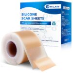 Silicone Scar Sheets, Silicone Scar Tape(1.8” x 157” Roll 4M), Silicone Scar Sheets for Surgical Scars, Keloid Bump Removal, Stretch Marks Removal, C-Section, Burn et - Image 2
