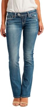 Silver Jeans Co. Women's Tuesday Low Rise Slim Bootcut Jeans - Image 2