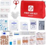 Small First Aid Kit, 150 Piece with Foil Blanket & Scissors, Mini First Aid Bag for Emergency, Home, Camping, Travel, Sports, Office, Outdoor, Car, School - Image 2