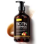 Spartan Root Activator Biotin Hair Growth Shampoo, Nourishing Tames Frizz with HA&B5, Anti Dandruff Rosemary Shampoo Batana Oil Dht Blocker,Organic Sulfate Free Hair Care Men Women 10.14 Fl Oz - Image 2