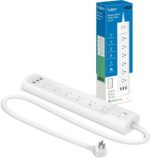 Tapo Smart Wi-Fi Power Strip- 6 Individually Controlled Smart Outlets and 3 USB Ports with Surge Protection, Matter, Works w/Alexa, Google Home, Siri, & Bixby, No Hub Needed, Tapo P316M - Image 2