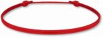 Thin Red Cord Bracelet - Waterproof Nylon Adjustable Surfer String Friendship Bracelet for Men, Women, Teens - Unisex Vegan Lightweight Summer Beach Accessories - Image 2