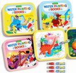 Timetome Reusable Water Painting Book for Kids - 3 Pack Magic Watercolor Books with Water Pen Fairy Tale, Animal & Dinosaur Themes | No Mess Paint & Reusable Fun for Ages 3+ - Image 2