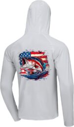 UPF 50+ Sun Protection Hoodie Shirt Rash Guard Long Sleeve Shirt#1012 - Image 2