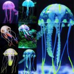 Uniclife 6 Pcs Glowing Jellyfish Ornament Decoration for Aquarium Fish Tank - Image 2