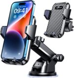 VANMASS 【85+LBS Strongest Suction & Military-Grade 2025 Ultimate Car Phone Mount【Patent & Safety Certs】 Cell Phone Holder Truck Desk for Dashboard Windshield Vent for iPhone 16 15 Pro Max 14 Samsung - Image 2