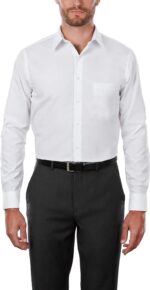 Van Heusen Men's Tall FIT Dress Shirts Poplin - Image 2