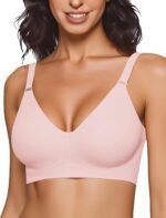 Wireless Bras for Women No Underwire Bralettes Buttery Soft Back Smoothing Full Coverage Everyday Seamless Bra - Image 2