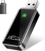 Wireless CarPlay Adapter for Apple iPhone - Converts Factory Wired CarPlay to Wireless, Quick Setup & Auto-Connect Every Drive, CarPlay Dongle for Cars from 2015+ & iOS10+ (Metallic Brushed Blue) - Image 2