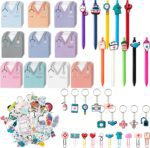 Xqumoi Funny Nurse Themed Stationery Set - Nurse Gift Sticky Notes, Medical Decal Stickers Gel Pens, Paper Clip Bookmarks, Keychain, Nursing Student Essentials School Graduation Gift, Hospital Supply - Image 2
