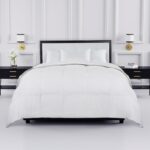 kate spade new york Noel Full/Queen Comforter, Down Alternative Comforter with Jacquard Dot Design, 300 Thread Count and 100% Cotton, All Season Bedding, Machine Washable, White - Image 2
