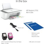 HP DeskJet 2755 All-in-One Wireless Printer Scanner Copier Instant Ink Ready Mobile Print Black 7.5ppm Color 5.5ppm Wifi Inkjet Computer Printers for Home Use and Office, Grey (Renewed) - Image 7