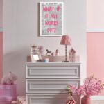 Liyark Retro Trendy Newspaper Canvas Wall Art - 'What If All Works Out' Positive Affirmation Quote - Pink Font - Minimalist Home Decor - 12x16in Unframed - Image 8