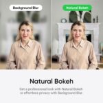 Insta360 Link 2C Tripod Bundle - 4K Webcam for PC/Mac, 1/2" Sensor, Auto Framing, HDR, AI Noise-Canceling Mic, Gesture Control for Streaming, Video Calls, Gaming, Works with Zoom, Teams, Twitch & More - Image 5