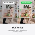 Insta360 Link 2C Tripod Bundle - 4K Webcam for PC/Mac, 1/2" Sensor, Auto Framing, HDR, AI Noise-Canceling Mic, Gesture Control for Streaming, Video Calls, Gaming, Works with Zoom, Teams, Twitch & More - Image 7