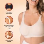 Truekind Bras for Women - Comfortable Wireless Support Bra, Seamless Full Coverage No Underwire Bra for Everyday Comfort - Image 5