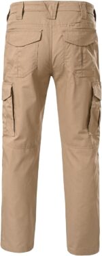Mens Work Pants Cargo Tactical Construction for Men Ripstop Waterproof Lightweight Outdoor Hiking with Pockets - Image 7