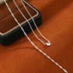 Gold Necklace for Women 14K Gold/Silver Plated Choker Diamond Necklace Set for Women Simple Dainty CZ Gold Chain Trendy Jewelry Accessories - Image 5
