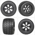 RC Station 17mm Hex RC Wheels and Tires 4PCS RC Truck Buggy 3.8 Tires Wheels for 1/8 1/6 Scale Traxxas Maxx T Maxx Sledge Revo 3.3 Arrma Kraton Notorious 6S 4S 3S Tires Wheels Preglued - Image 5