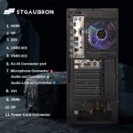 STGAubron Gaming PC Computer Desktop, Radeon RX 580 8G, Intel Core I7 8th up to 4.1GHz, 16G DDR4, 1T SSD, WiFi 6 & BT 5.2, RGB Fan x4, Windows 11 Home - Image 6