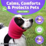 Happy Hoodie The Original Dog & Cat Calming Band - American Brand - Anxiety Relief/Noise Protection-Grooming-Thunder-Fireworks (X-Large, Black) - Since 2008 - Image 3