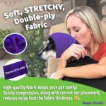 Happy Hoodie The Original Dog & Cat Calming Band - American Brand - Anxiety Relief/Noise Protection-Grooming-Thunder-Fireworks (X-Large, Black) - Since 2008 - Image 5