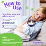 Happy Hoodie The Original Dog & Cat Calming Band - American Brand - Anxiety Relief/Noise Protection-Grooming-Thunder-Fireworks (X-Large, Black) - Since 2008 - Image 6