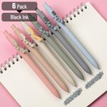 Mr. Pen- Retractable Gel Pens, 6 Pack, Black Ink, Cat Gel Pens, Cat's Tail Gel Pens Fine Point 0.5mm, Retractable Pens, Aesthetic Pens for Journaling Fine Tip Pens, Cute Cat Pens for Cat Lovers - Image 3