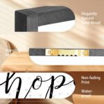 Houmury Set of 3 Framed Farmhouse Bible Verses Wall Decor Sign 11”x14” Christian Faith Scripture Wall Art for Home Living Room Bedroom Wall Decor (11"x14" Black) - Image 6