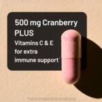 NatureWise Cranberry Pills for Women - Extract Equal to 12,500mg* Cranberry Supplement + Vitamin C & E - Cleansing Urinary Tract & Bladder - Vegan, Non-GMO, Sugar-Free - 360 Capsules[6-Month Supply] - Image 5