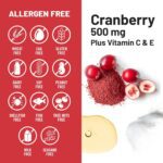 NatureWise Cranberry Pills for Women - Extract Equal to 12,500mg* Cranberry Supplement + Vitamin C & E - Cleansing Urinary Tract & Bladder - Vegan, Non-GMO, Sugar-Free - 360 Capsules[6-Month Supply] - Image 8